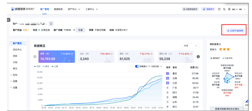 百度广告平台新增“AI MAX”的新一代智能投放模式，帮助客户实现效果最大化